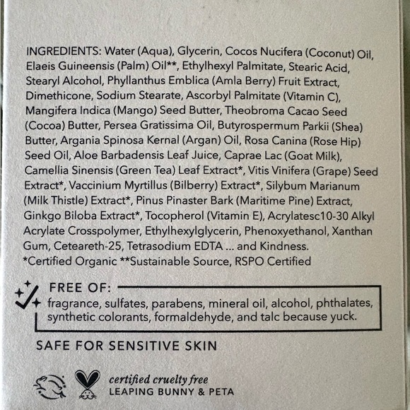 Beekman 1802 Golden Vitamin C & Amla Berry Goat Milk Body Cream. - Picture 3 of 4